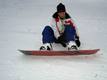 Babi dostala snowboard